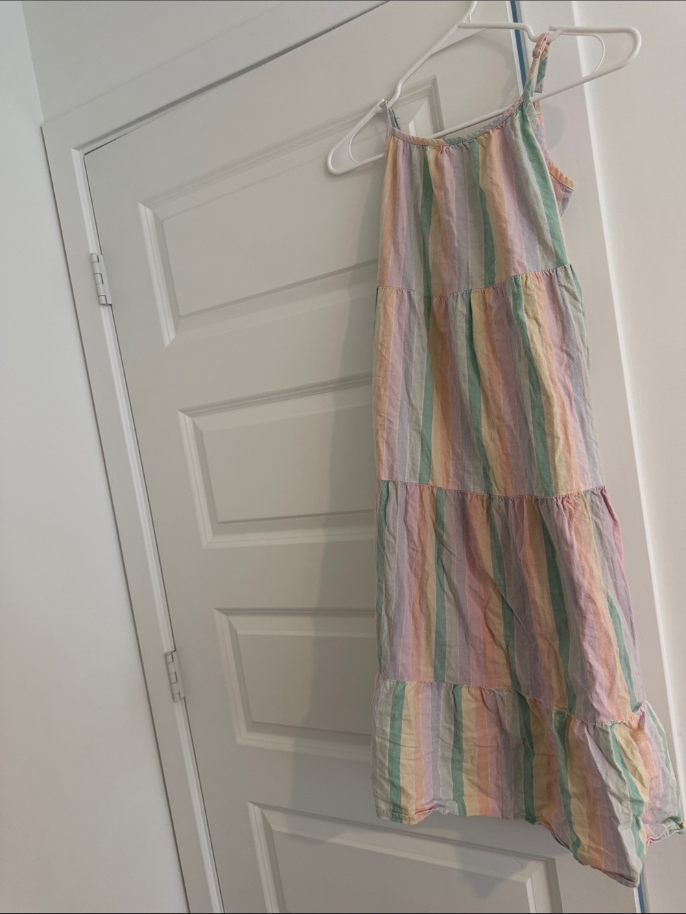 Cat & Jack Pastel Pink Mint Yellow Lavender Striped Dress